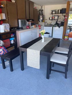 Dinning Room Table w/ bench and 2 chairs