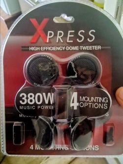 Xpress Audio Dome Tweeters 380 Watts Brand New In The Box