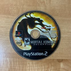 Mortal Combay Deception Disc Playstation 2