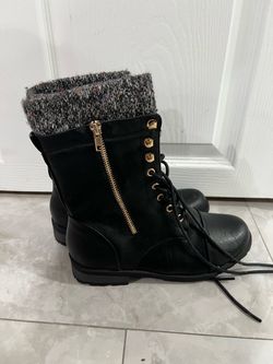Black boots