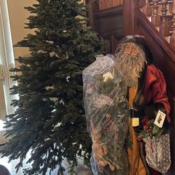 Ditz Designs By The Hen House Black Santa