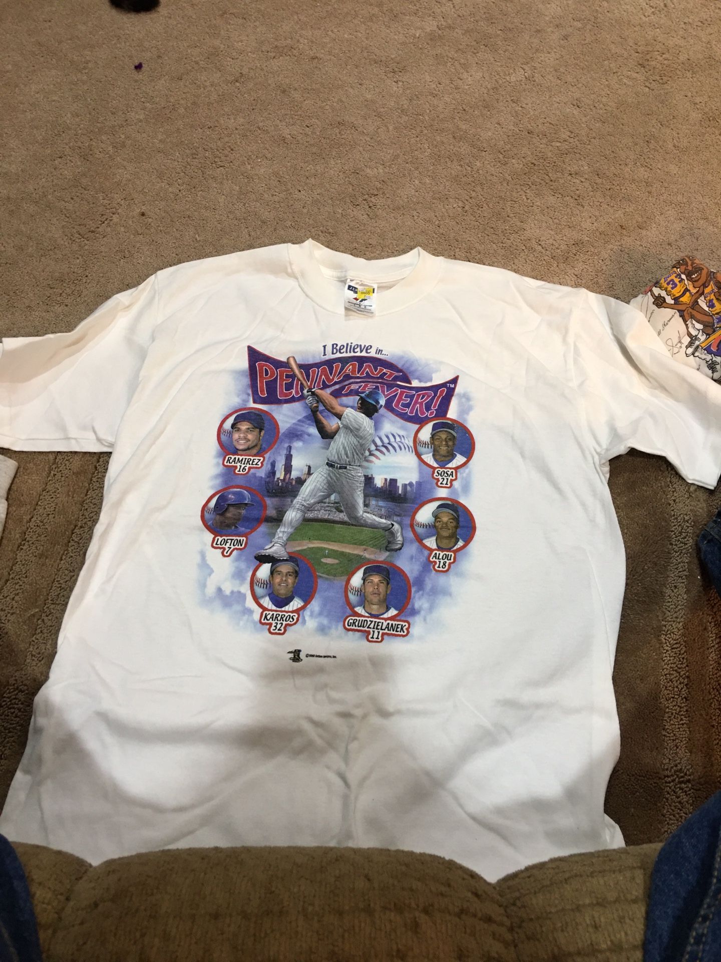 2003 Chicago Cubs I Believe In Pennant Men's Brand New