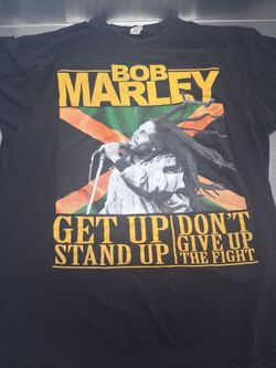 Bob Marley "Get Up Stand Up" graphic t-shirt