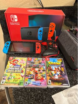 Nintendo Switch Bundle – Like New – Extras Included
