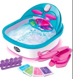 Brand New  Foot Spa Bath Massager- Mk- Cra-Z-Art Shimmer ‘n Sparkle 6 n 1  Massaging Foot Spa, Blue