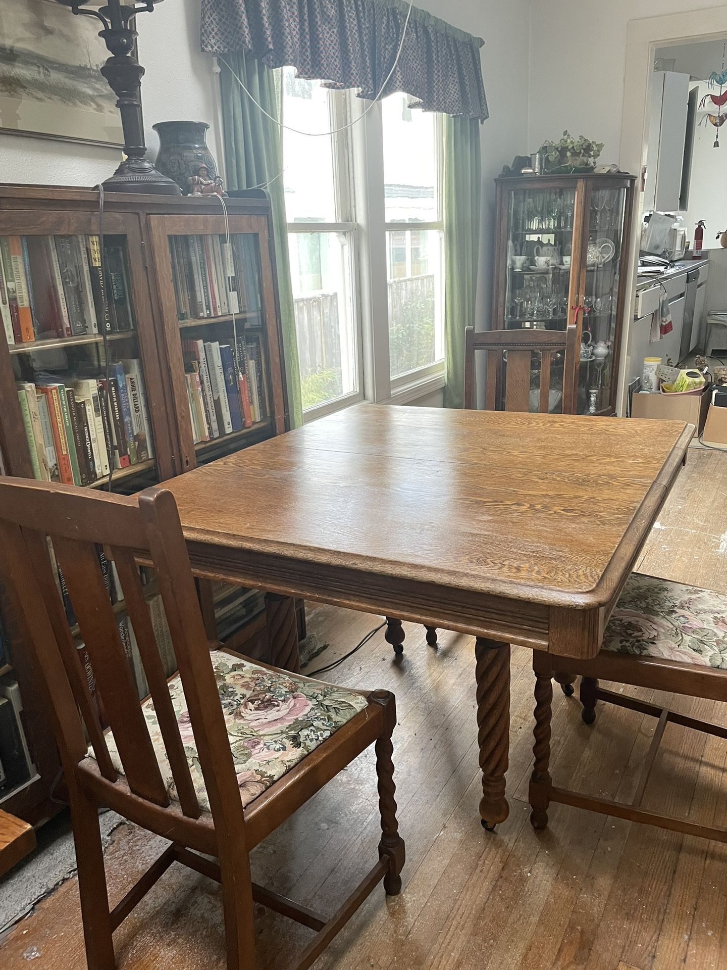 Antique Table And Chairs