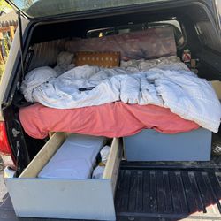 Truck Bed Platform Camper With Drawers
