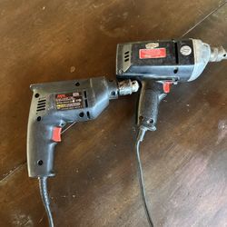 Craftsman Sears 3/8 Electric Drill Skil Model 6225 3/8 Drill