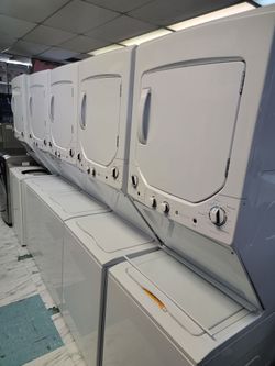 GE stackable washer and dryer 24"wide