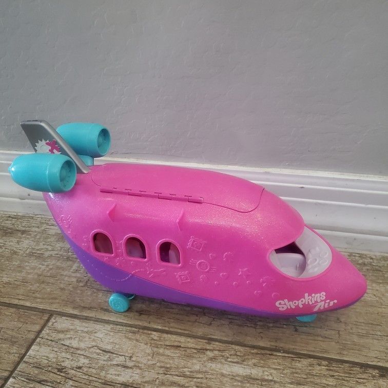 Pink Shopkins Air Airplane