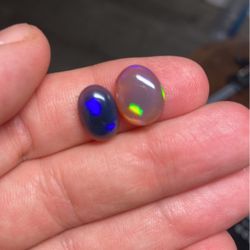 Pair Of Beautiful Opals 