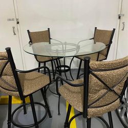 Pub Table & 4 Chairs
