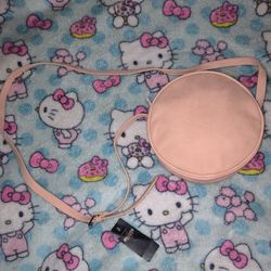 hollister pink crossbody.