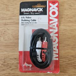 Magnavox 6ft video dubbing cable for AV connections av #retroelectronics