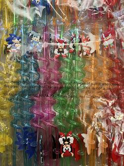 Sonic And Friends Kids Straws