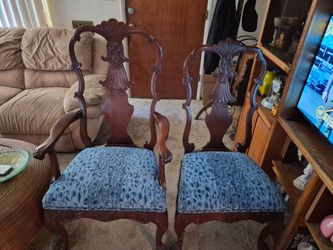 2 Wood Chairs