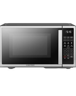 Chefman Countertop Microwave Oven 1.1 Cu. Ft. Digital Stainless Steel Microwave 1000 Watts