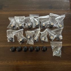 New- 20 Black knobs
