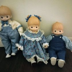 Vintage Precious Moments Porcelain Dolls