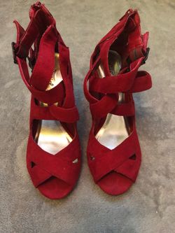 Red heel lola shoe boutique