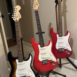 FENDER Squier Electric Guitars- Very good condition