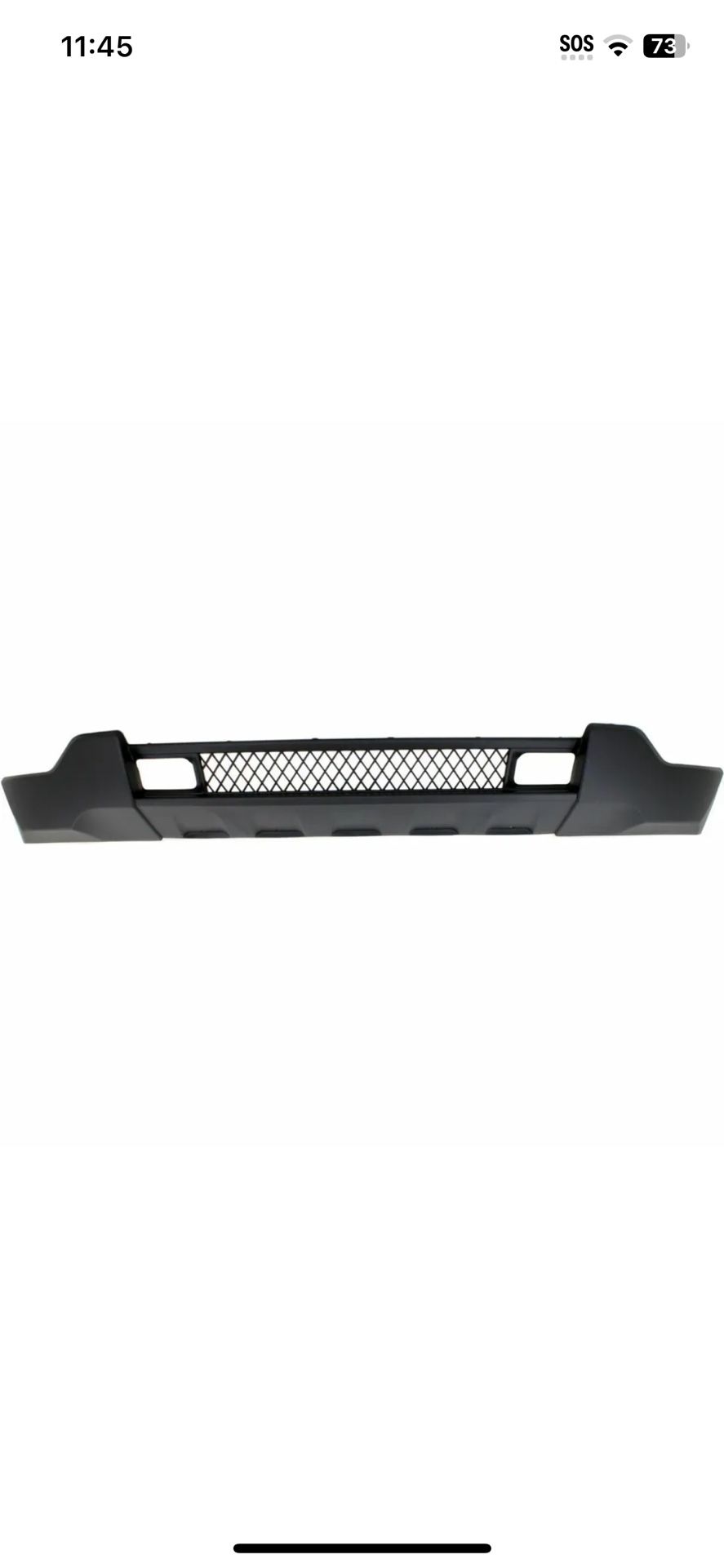 NEW Dark Gray Lower Front Bumper Valance For 2011-2013 Jeep Grand Cherokee 11-13S