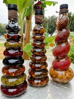 Vinegar Infused Glass Bottles