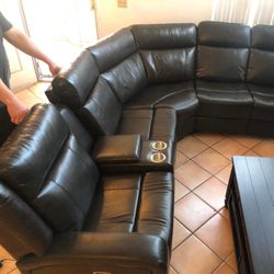 New Gray Recliner Sectional Couch / Free Delivery 
