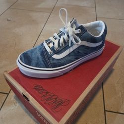  Womens Vans Old Skool Acid Denim