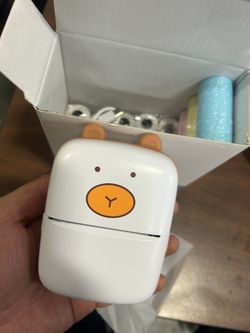 Portable Mini Thermal Printer Bluetooth Pocket Photo Printer Wireless Printing 