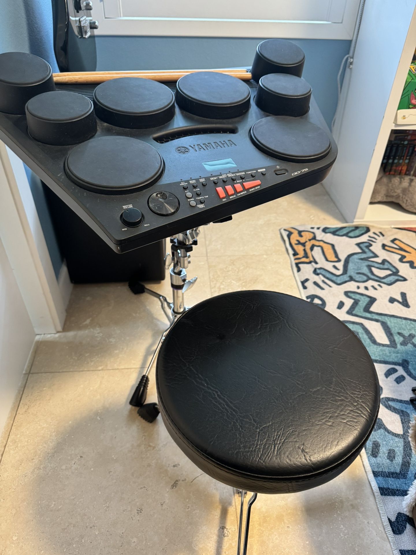BARELY USED Yamaha DD-75 Portable Digital Drum Set