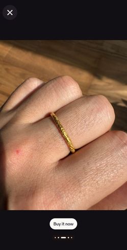 24k pure gold band