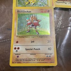 Hitmonchan 7/102 Base Set Holo Rare