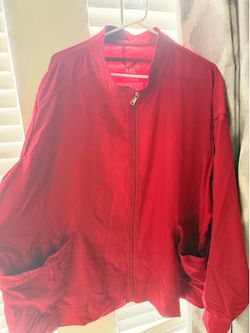 Burgundy scrub jacket 4x