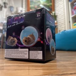 Glow In The Dark Rolling Ball Toy With Hamster