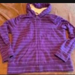 Womens Purple Sweatshirt Size Lrg 