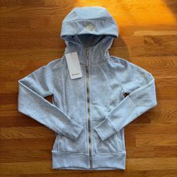 Lululemon Athletica grey Scuba jacket (size 2–4)