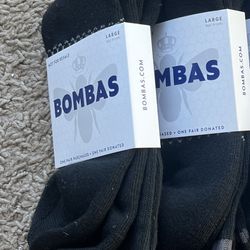 2 ~ Bombas Men’s Large 9,5-13 Men Black Calf