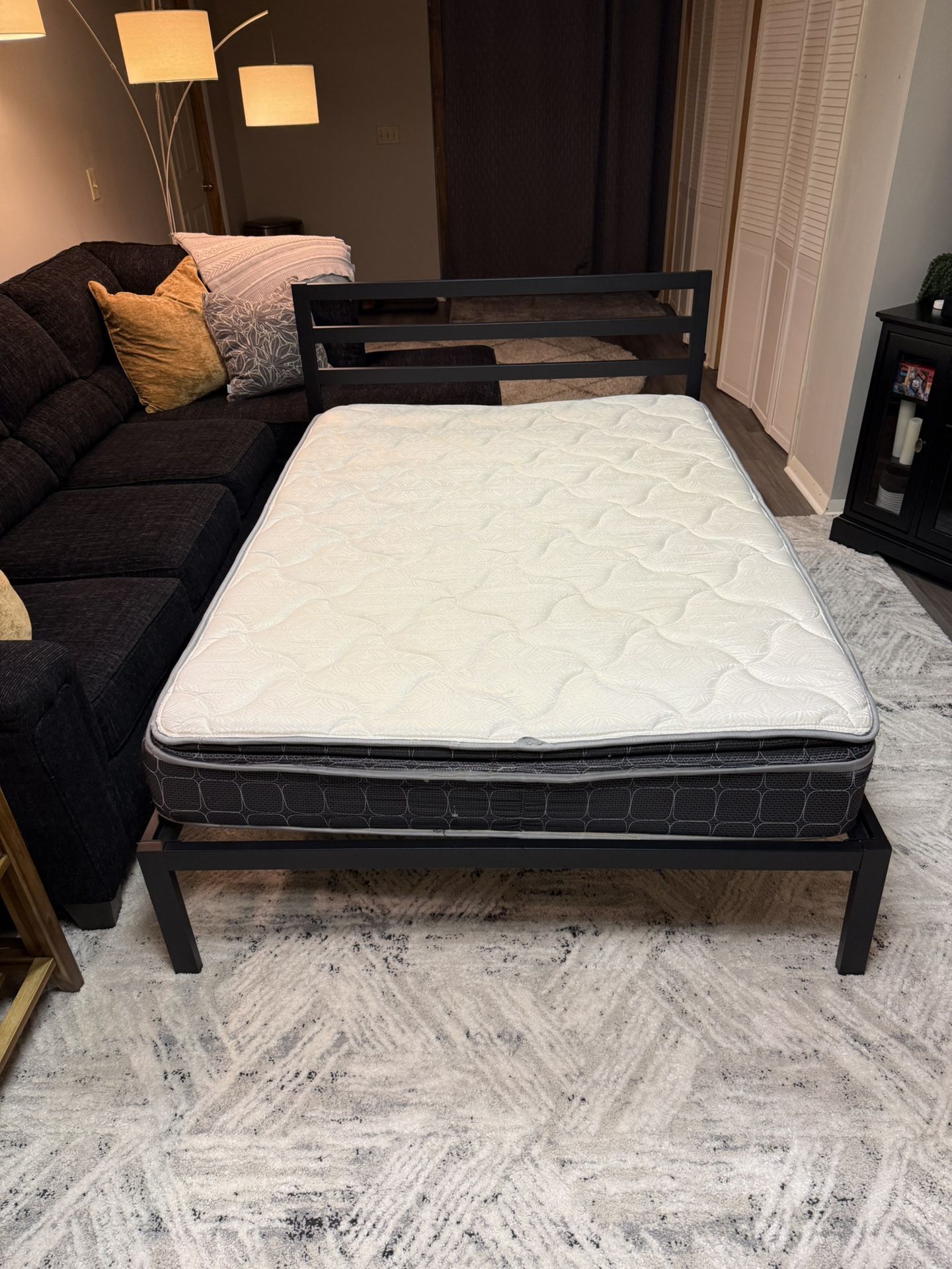 Double Mattress and Frame