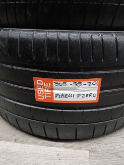 1 tire 305 35 20 Pirelli P zero