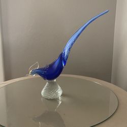 Glass Bird Statue