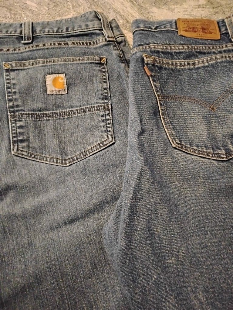 Levi And Carrhart Men Jeans