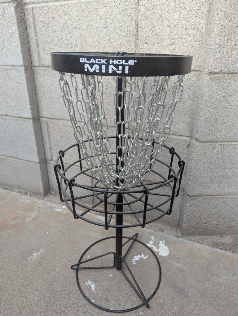 MVP Black Hole Mini Disc Golf Basket
