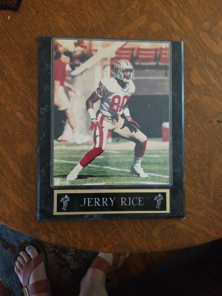 Jerry Rice Plaque