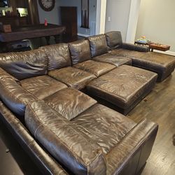 Large Sectional With Ottoman 