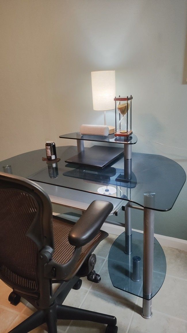 Tempered Glass Desk