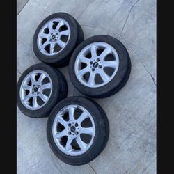 4 - 195/55r16 4x100 4x3.94 Mini Cooper Rims Wheels And Tires!!!!