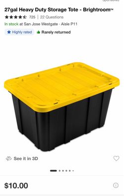 27 Gallon Totes