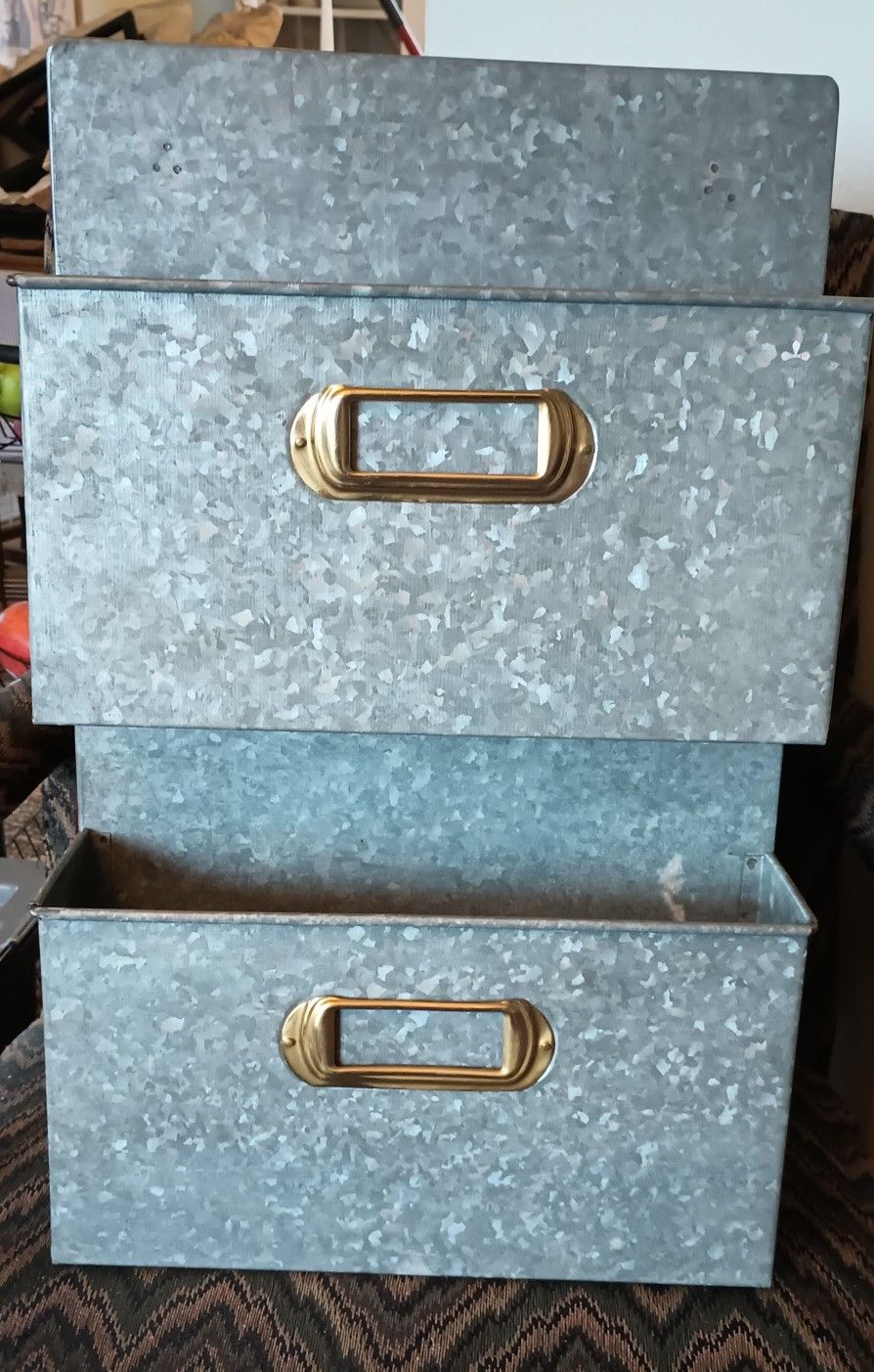 Galvanized Organizer