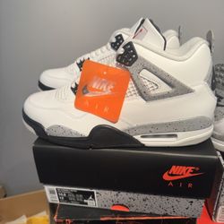 Jordan Retro 4 White Cement Sz 10.5 